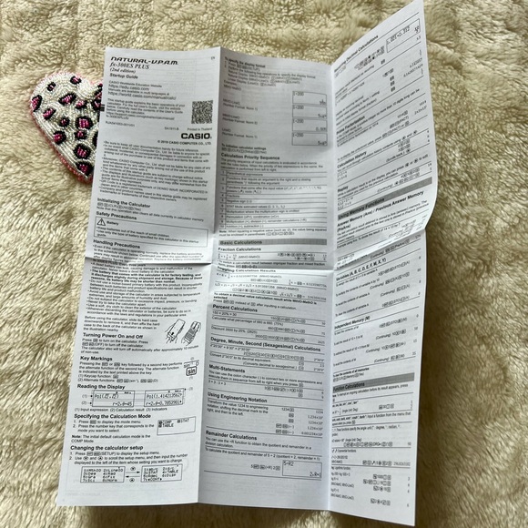 Casio 2nd Edition fx-300ES Plus Natural V.P.A.M. Calculator - Picture 7 of 8